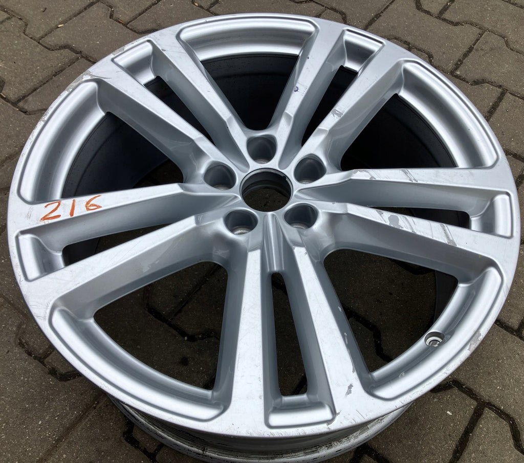1x Alufelge 20 Zoll 8.0" 5x112 28ET Glanz Silber 4M0601025G Audi Q7 Rim Wheel