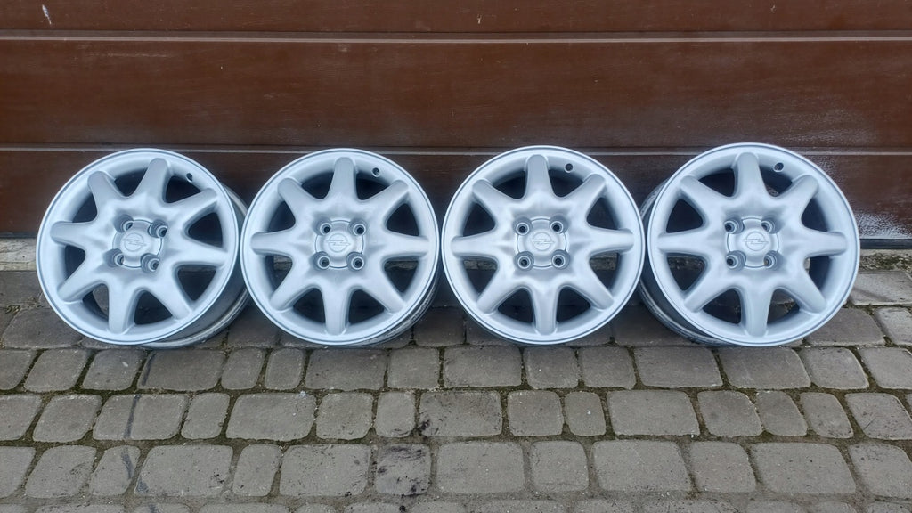 4x Alufelge 15 Zoll 5.5" 4x100 46ET Opel Vectra Kadett Combo Rim Wheel FEL8345600306xy