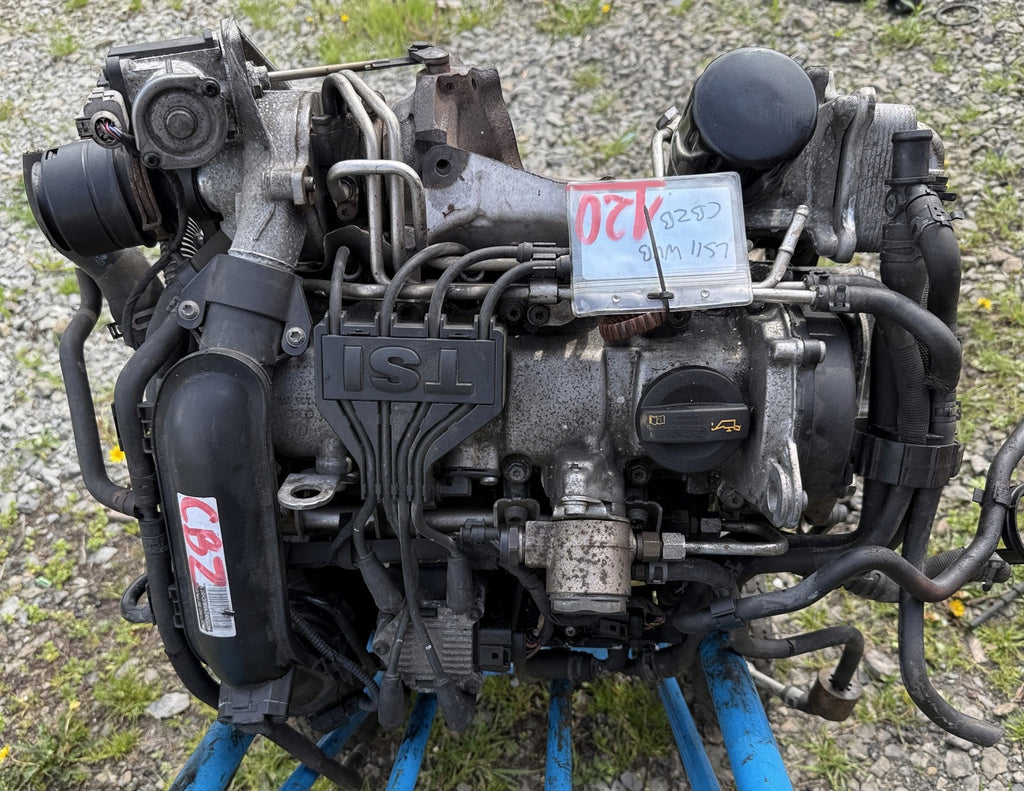 Motor VW CBZB 1.2 TSI 105PS 77kW 193TKm Benzin Engine Komplett
