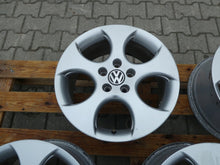 Laden Sie das Bild in den Galerie-Viewer, 4x Alufelge 17 Zoll 7.5" 5x112 51ET Glanz Silber 1K0601025BB VW Rim Wheel FEL8276220864ua