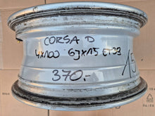 Load image into Gallery viewer, 1x Alufelge 15 Zoll 6.0" 4x100 39ET Opel Corsa D Rim Wheel FEL8732793246qk