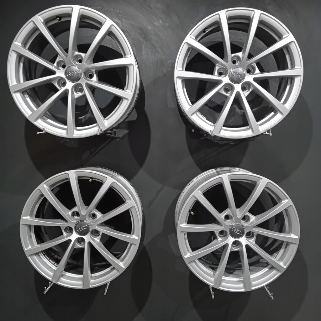 4x Alufelge 17 Zoll 7.5" 5x112 36ET Glanz Silber 4K0601025- Audi A6 C7 B8 FEL2995503286fs
