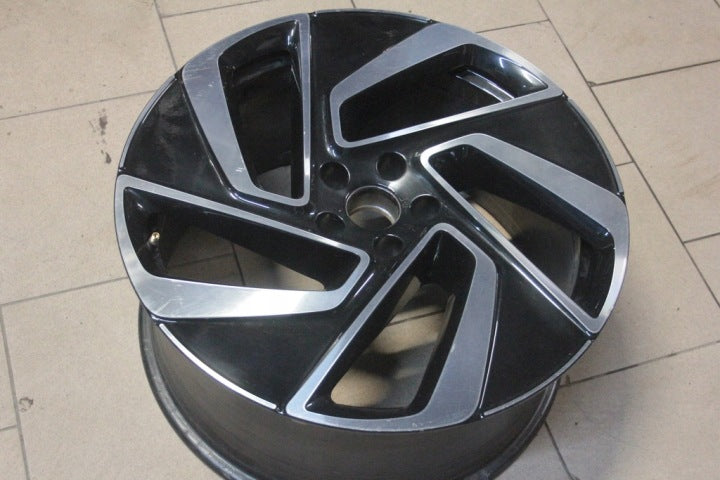 1x Alufelge 20 Zoll 9.5" 5x112 47ET Glanz Schwarz 14B601025F VW I Rim Wheel FEL3605954236ri