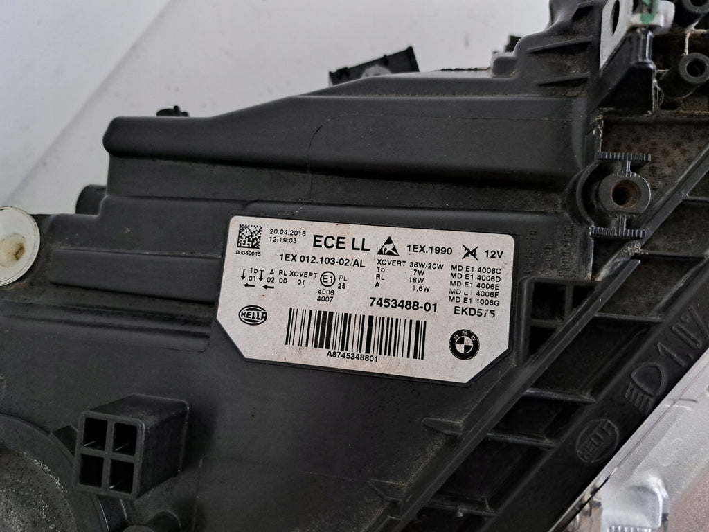 Frontscheinwerfer BMW 3 F30 F31 7453488 LED Rechts Scheinwerfer Headlight SCH4019117757km