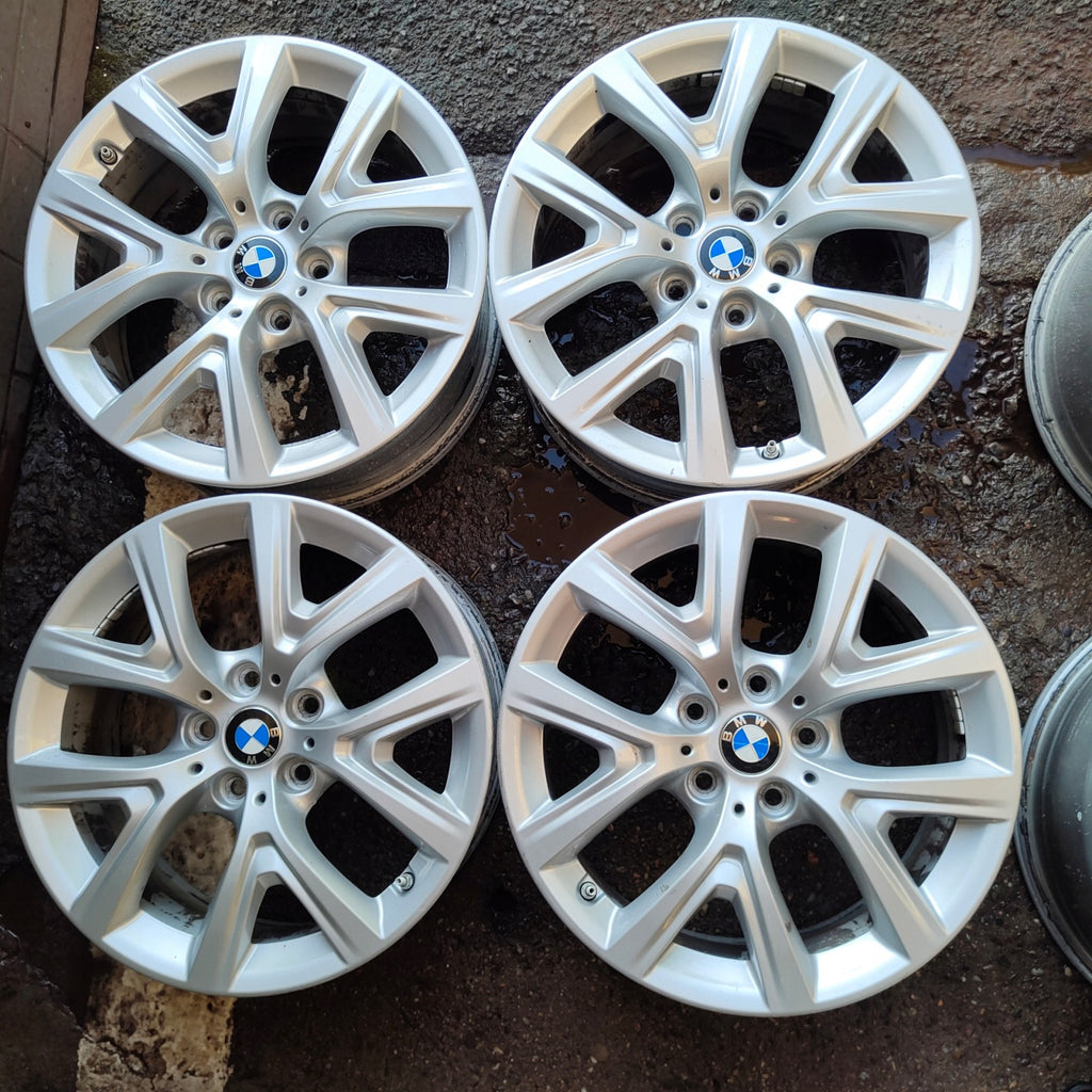 4x Alufelge 17 Zoll 6.5" 5x112 39ET Glanz Silber 6856076 BMW F39 F48 Rim Wheel FEL5277648434vp