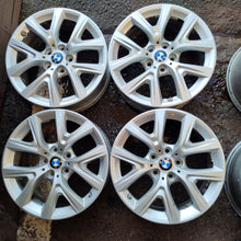 Laden Sie das Bild in den Galerie-Viewer, 4x Alufelge 17 Zoll 6.5" 5x112 39ET Glanz Silber 6856076 BMW F39 F48 Rim Wheel FEL5277648434vp