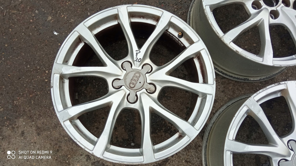 1x Alufelge 18 Zoll 8.0" 5x112 48ET Glanz Silber 4F0601025CD Audi A6 C6