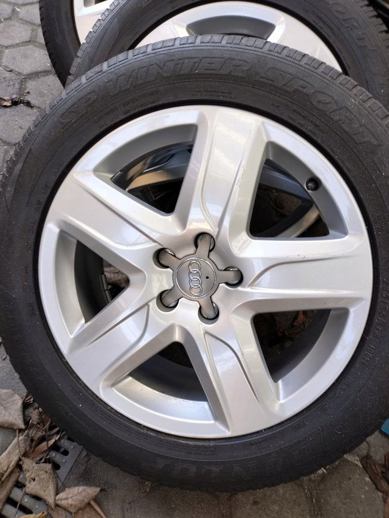 4x Alufelge 18 Zoll 7.0" 5x112 38ET Glanz Silber 4G9601025C Audi A6 Rim Wheel FEL3236221628xy
