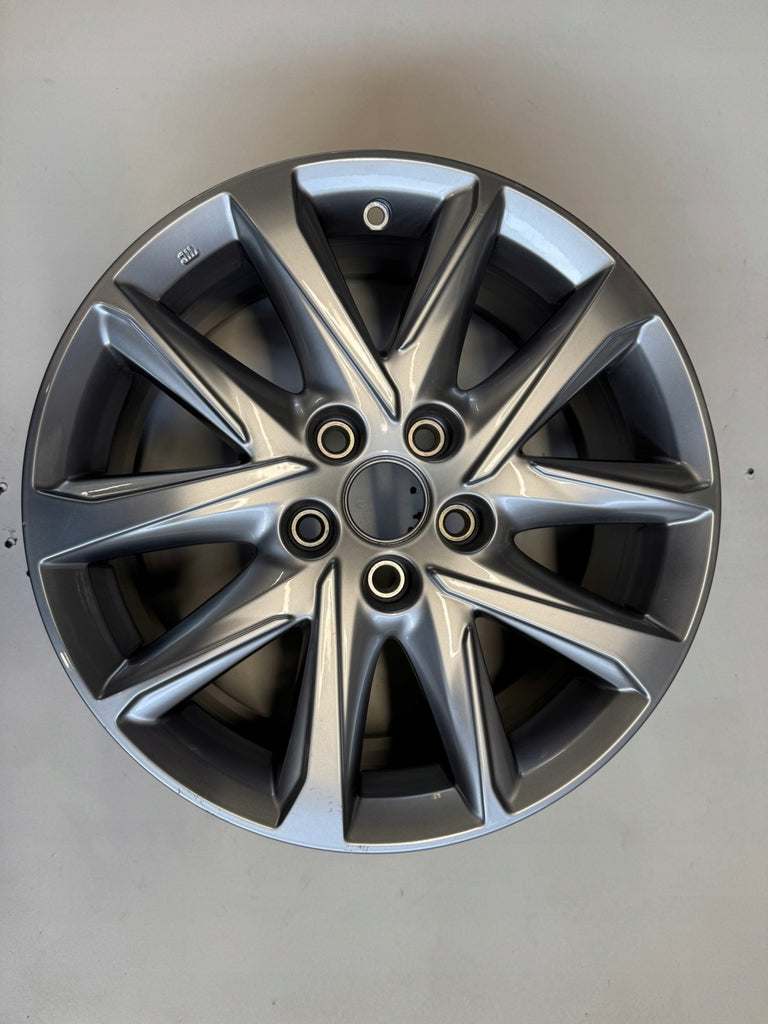 1x Alufelge 17 Zoll 7.0" 5x114.3 45ET Glanz Graphit KB8M-V3810 Mazda Mg FEL4412071076vt