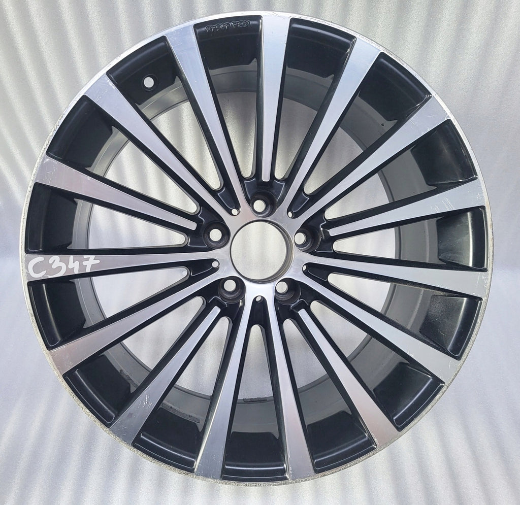 1x Alufelge 19 Zoll 8.5" 5x112 35ET Glanz Schwarz BLX-8519 Ford Rim Wheel FEL5648676220om