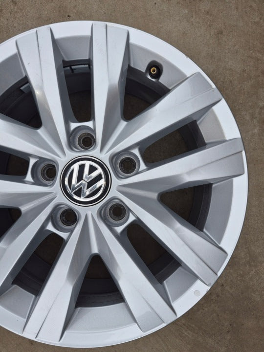 1x Alufelge 16 Zoll 6.5" 5x120 51ET Glanz Silber 7E0601025N VW Multivan FEL8327348519rf