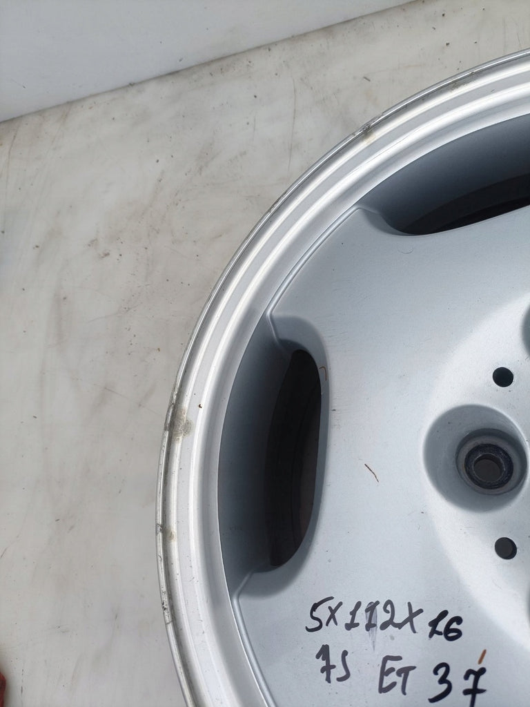 1x Alufelge 16 Zoll 7.0" 5x112 37ET 2084010102 Mercedes-Benz Clk A208 Rim Wheel