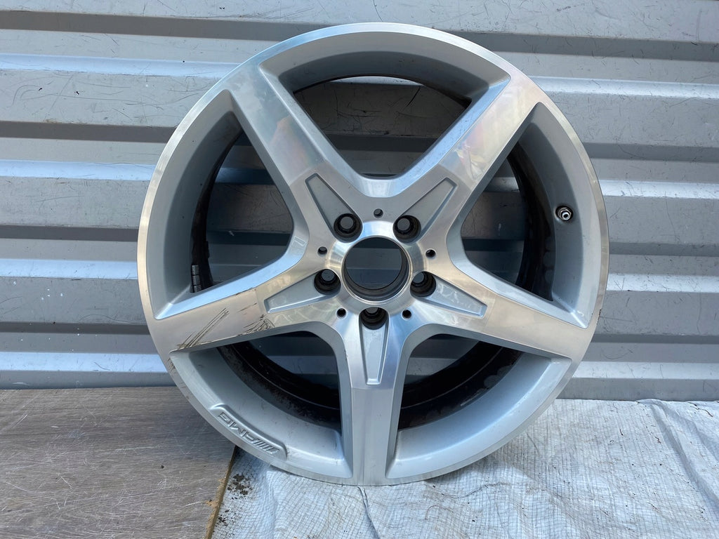 1x Alufelge 18 Zoll 7.5" 5x112 42ET Glanz Silber A1724012602 Mercedes-Benz Slk