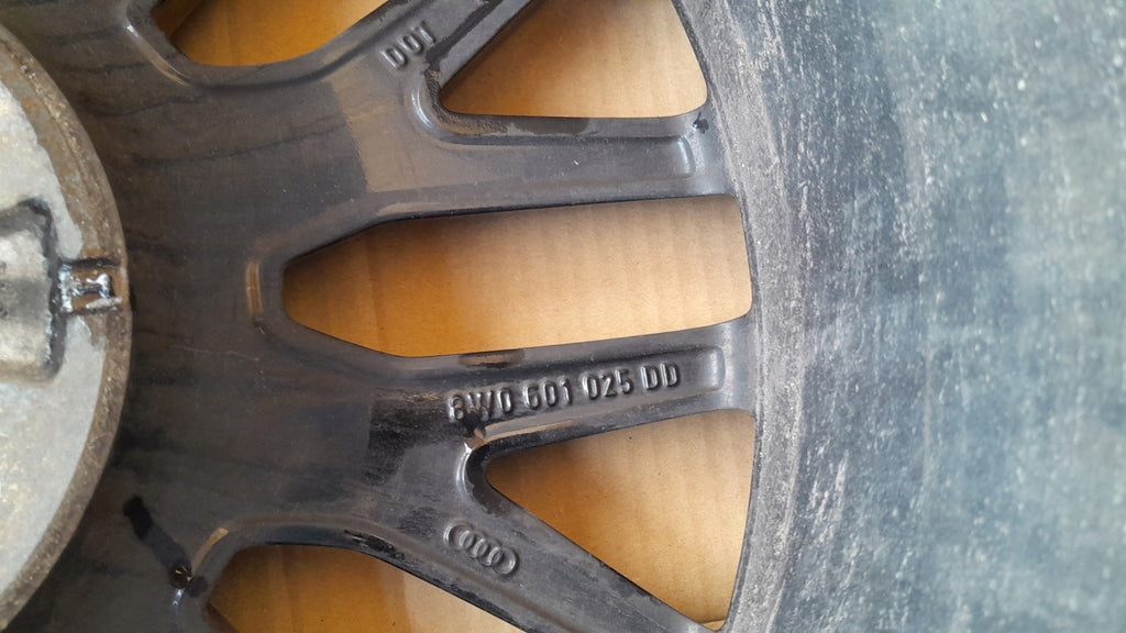 1x Alufelge 18 Zoll 8.0" 5x112 40ET Glanz Schwarz 8W0601025DD Audi A4 B9 FEL7159820776bb