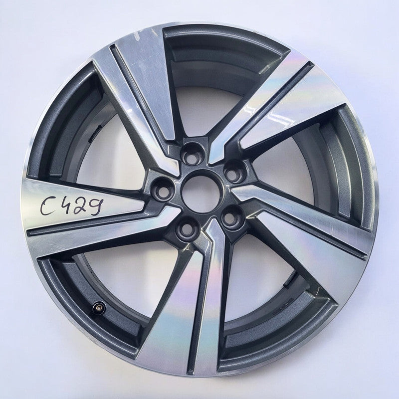 1x Alufelge 18 Zoll 7.0" 5x112 45ET Glanz Graphit 81A601025G Audi Q3 Q2 Mg