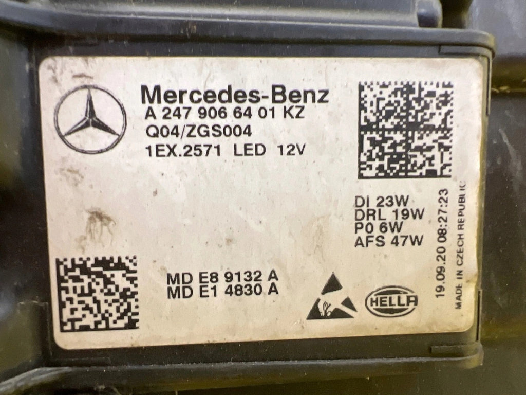 Frontscheinwerfer Mercedes-Benz Gla H247 A2479066401 LED Rechts Headlight SCH6783627734tb