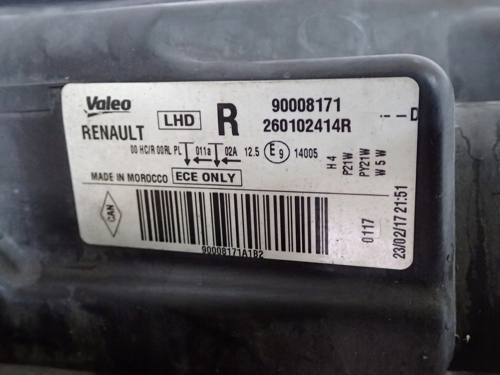 Frontscheinwerfer Dacia Lodgy 260102414R Rechts Scheinwerfer Headlight