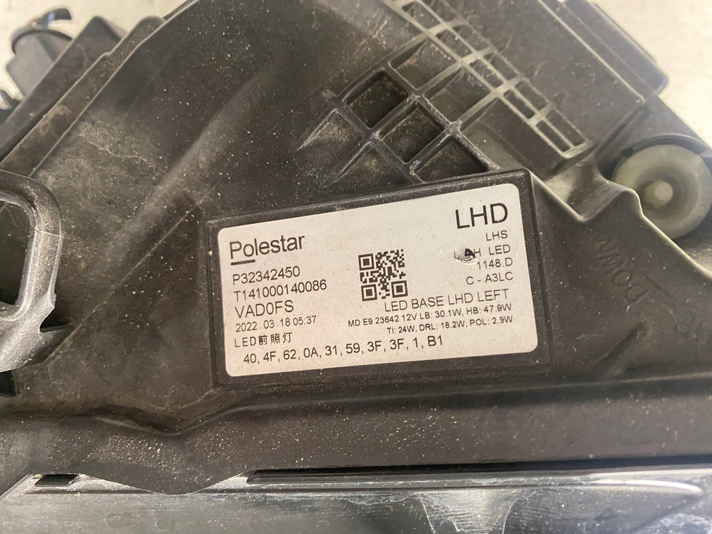 Frontscheinwerfer Polestar 2 P32342450 Full LED Links Scheinwerfer Headlight