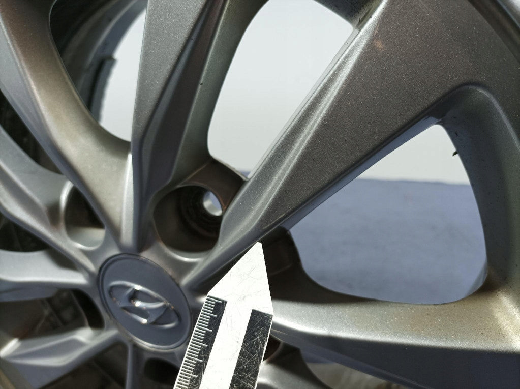 1x Alufelge 15 Zoll 6.0" 5x114.3 46ET Glanz Grau 52910G4100 Hyundai I Rim Wheel FEL4886902404dz