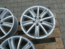 Laden Sie das Bild in den Galerie-Viewer, 4x Alufelge 18 Zoll 7.0" 5x112 43ET Glanz Silber 5N0601025D VW Rim Wheel FEL7075486830le
