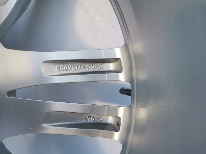 1x Alufelge 19 Zoll 8.0" 5x120 40ET Glanz Silber 6007214-00-D Tesla S Rim Wheel FEL9426157081uz