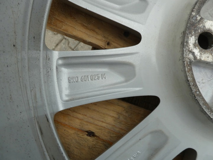 4x Alufelge 17 Zoll 7.0" 5x112 43ET Matt Silber 5N0601025M VW Tiguan Rim Wheel FEL3800385989ne