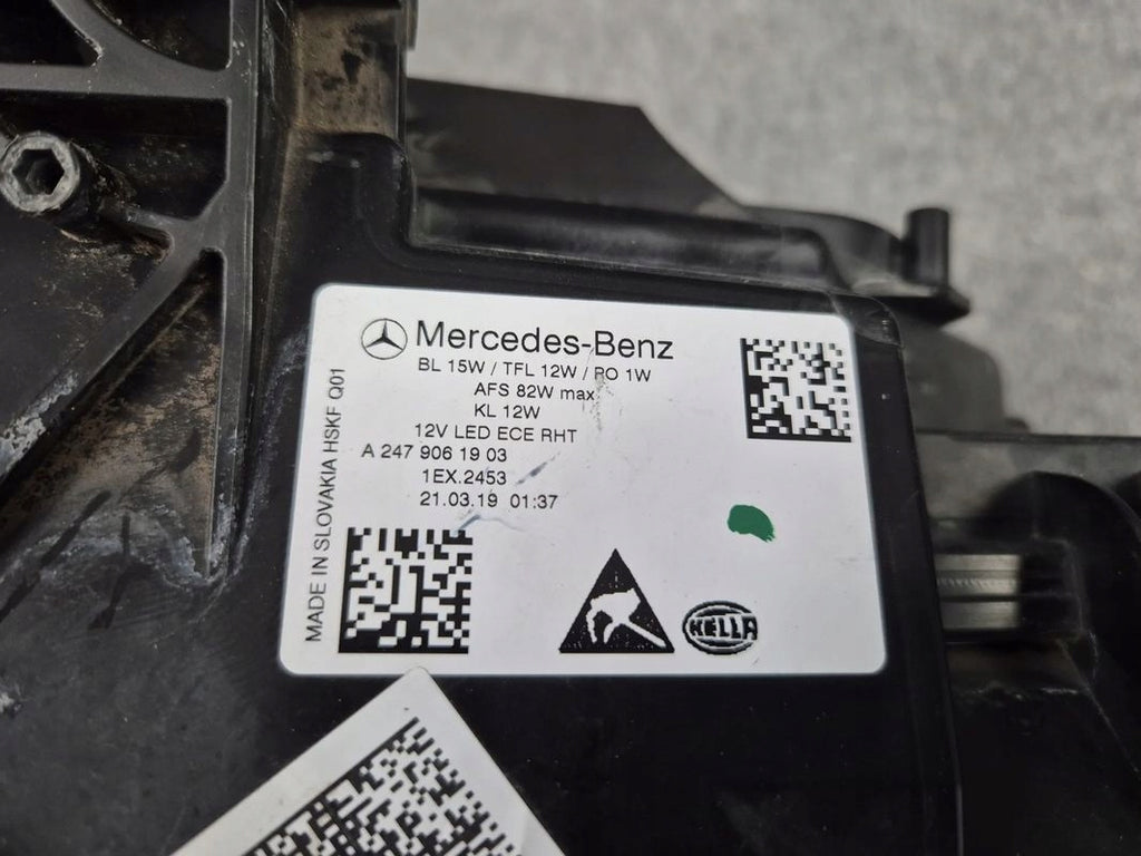 Frontscheinwerfer Mercedes-Benz W247 A2479061903 Full LED Links Headlight SCH2976059650so