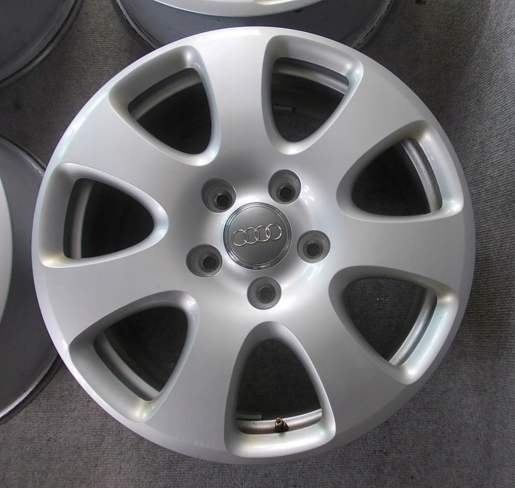4x Alufelge 18 Zoll 7.5" 5x130 53ET Glanz Silber 4L0601025E Audi Q7 Rim Wheel FEL4097646302ee