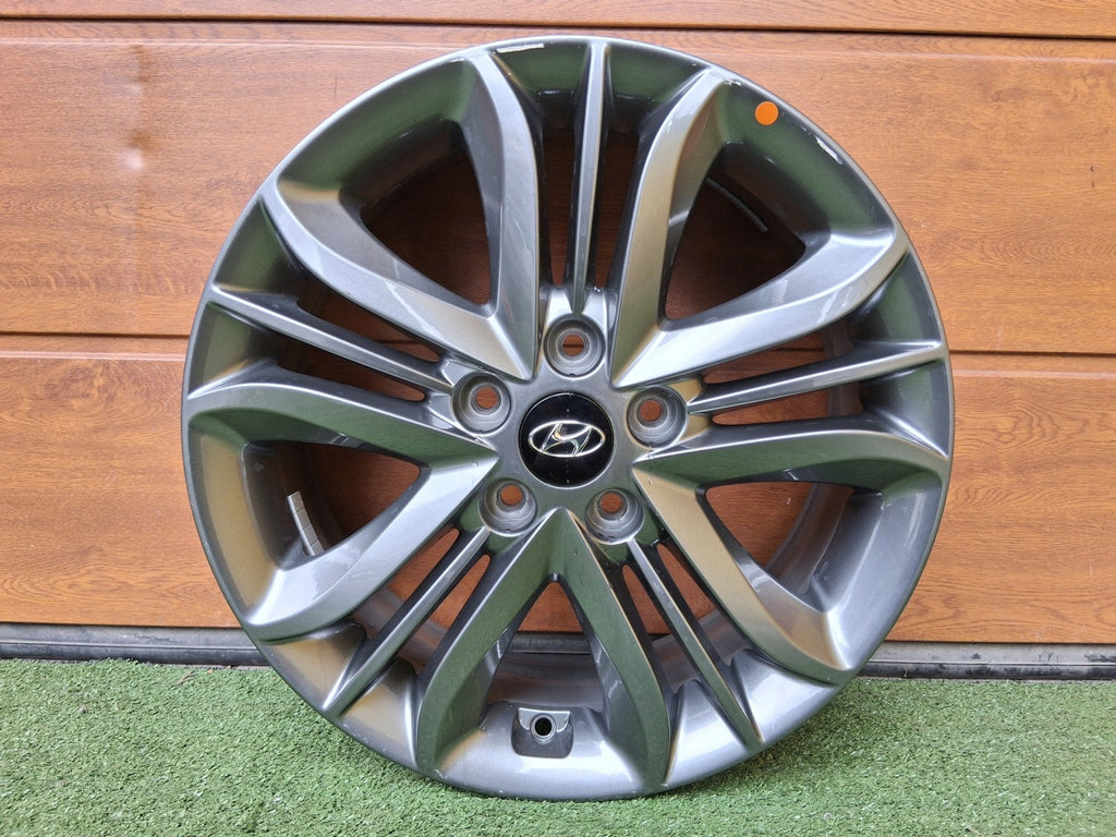 1x Alufelge 17 Zoll 6.5" 5x114.3 51ET Glanz Graphit 52910-2Y650 Hyundai Ix35 FEL4215474821km