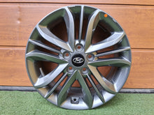 Load image into Gallery viewer, 1x Alufelge 17 Zoll 6.5" 5x114.3 51ET Glanz Graphit 52910-2Y650 Hyundai Ix35 FEL4215474821km
