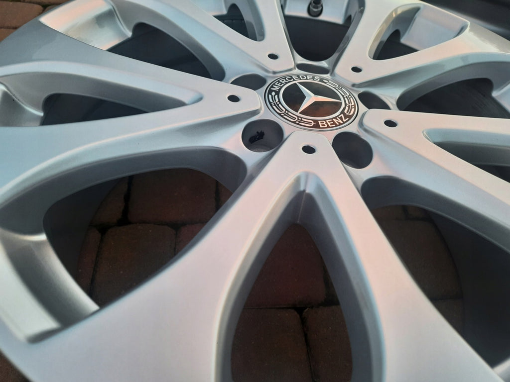 4x Alufelge 18 Zoll 8.0" 5x112 43ET Silber Mercedes-Benz Rim Wheel FEL9926226708fa