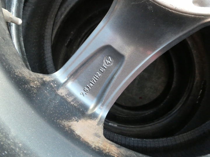 1x Alufelge 17 Zoll 7.5" 5x112 47ET KBA47528 Audi Rim Wheel FEL7621812986dh