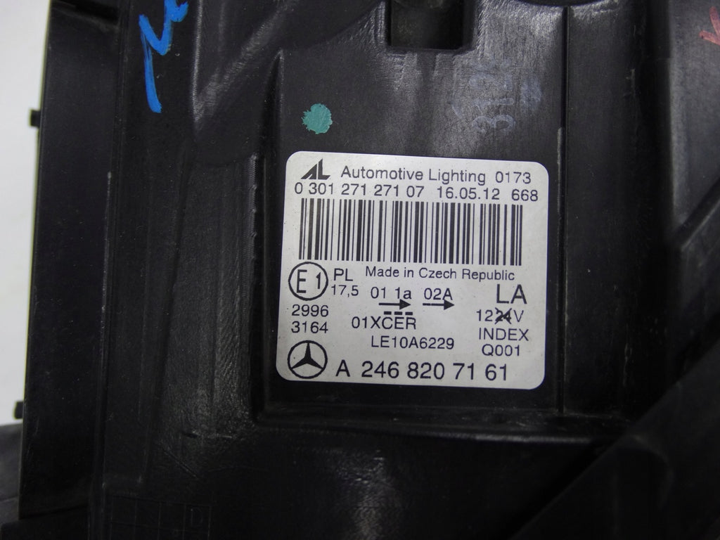 Frontscheinwerfer Mercedes-Benz W246 A2468207161 Xenon Links Headlight SCH2048907375mw