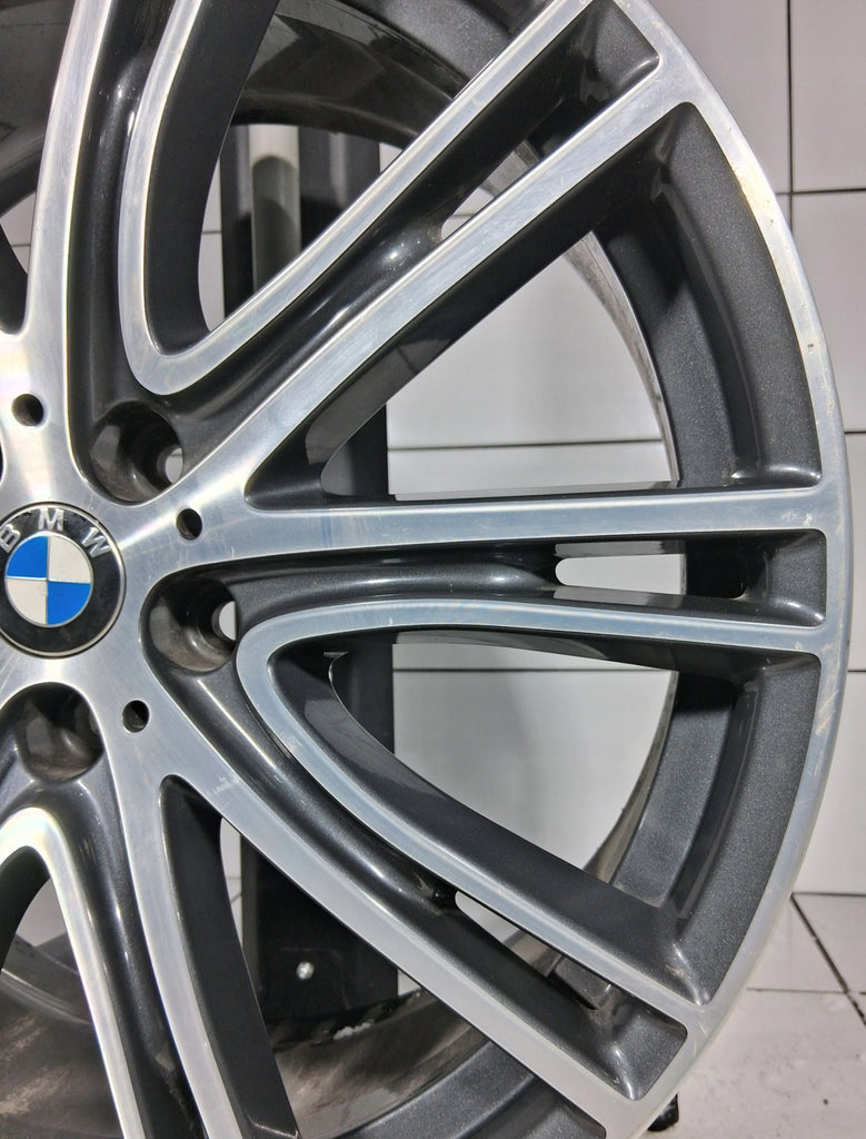 1x Alufelge 20 Zoll 8.0" 5x112 30ET Glanz Grau 8053501 BMW G31 G30 Rim Wheel FEL5535550399nm