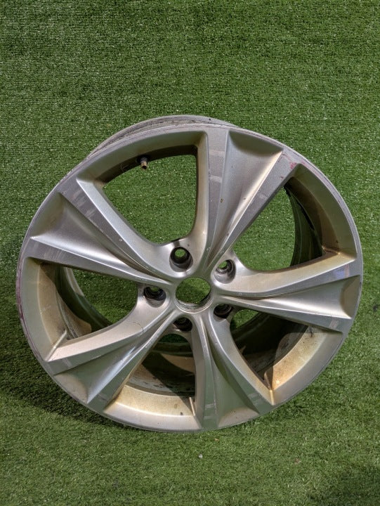 1x Alufelge 17 Zoll 7.5" 5x112 46ET Glanz Silber 5FA601025C Seat Leon Rim Wheel FEL9111809522is