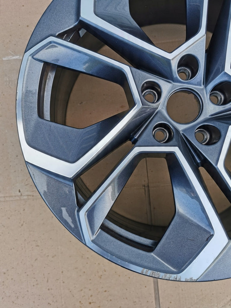 1x Alufelge 19 Zoll 7.5" 5x112 48ET Glanz Graphit 5E3601025S Mg Octavia 5e3 Iv