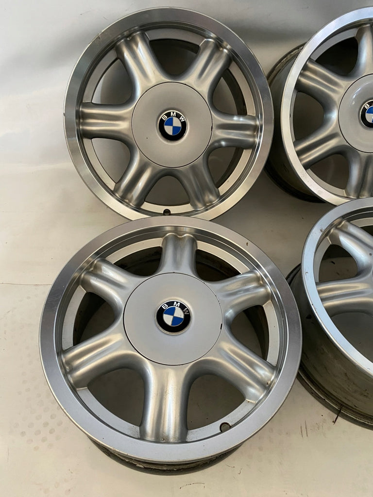 4x Alufelge 15 Zoll 7.5" 5x120 Schwarz BMW E36 Rim Wheel FEL2879123752sa