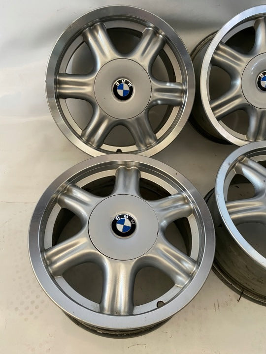4x Alufelge 15 Zoll 7.5" 5x120 Schwarz BMW E36 Rim Wheel FEL2879123752sa