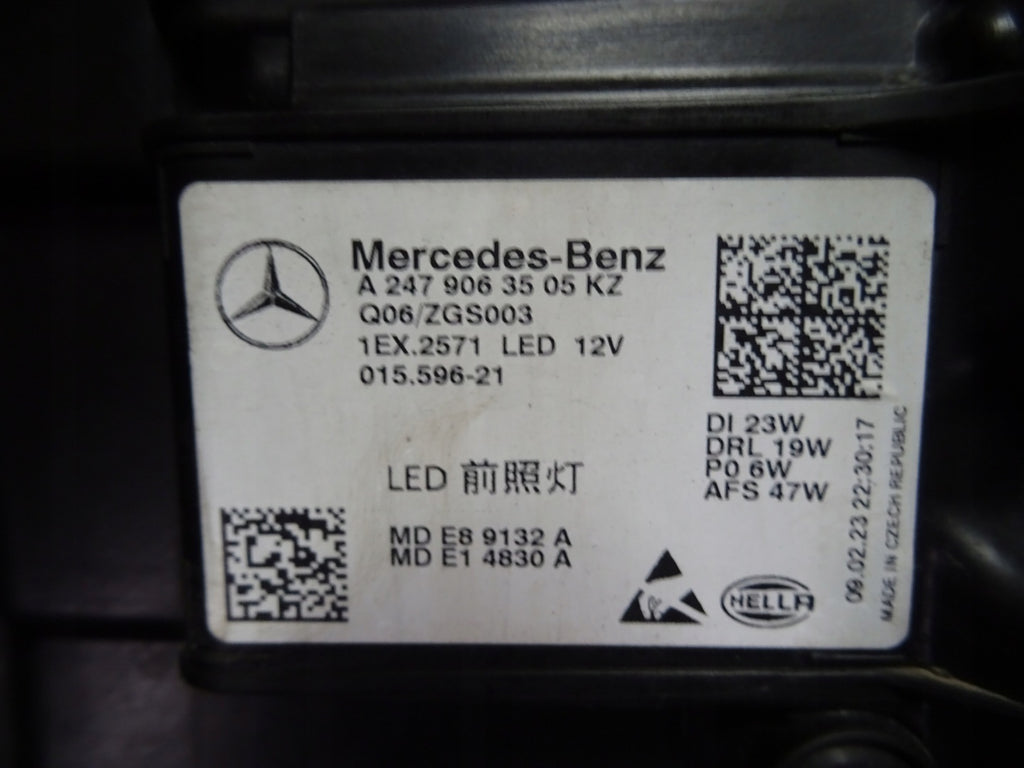Frontscheinwerfer Mercedes-Benz X247 A2479063605 A2479063505 LED Ein Satz SCH2159937965ld