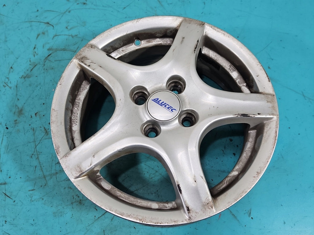 4x Alufelge 15 Zoll 5.5" 4x100 40ET KBA50134 Honda Jazz Iii Rim Wheel FEL3254595124pz