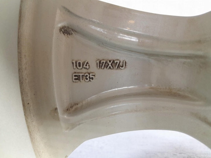 1x Alufelge 17 Zoll 7.0" 5x114.3 35ET Glanz Schwarz PW457-42000 Toyota I FEL6839073086pc