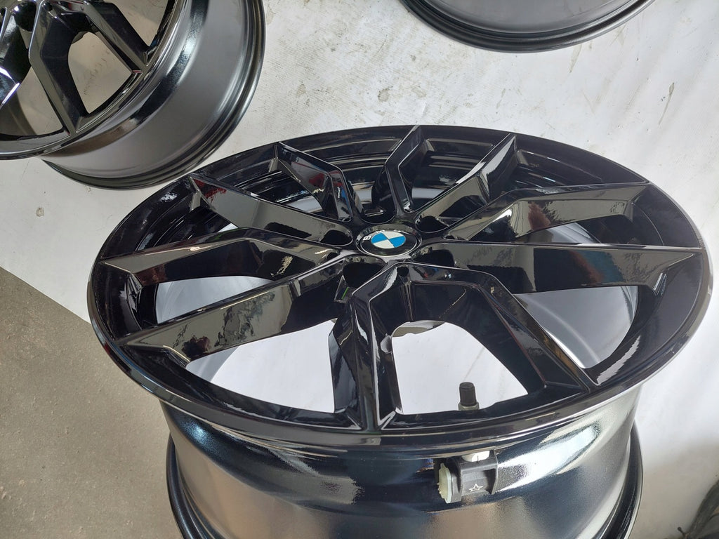 4x Alufelge 19 Zoll 9.0" 5x112 38ET Glanz Schwarz 6880685 BMW X5 G05 G06 FEL9785873968ei