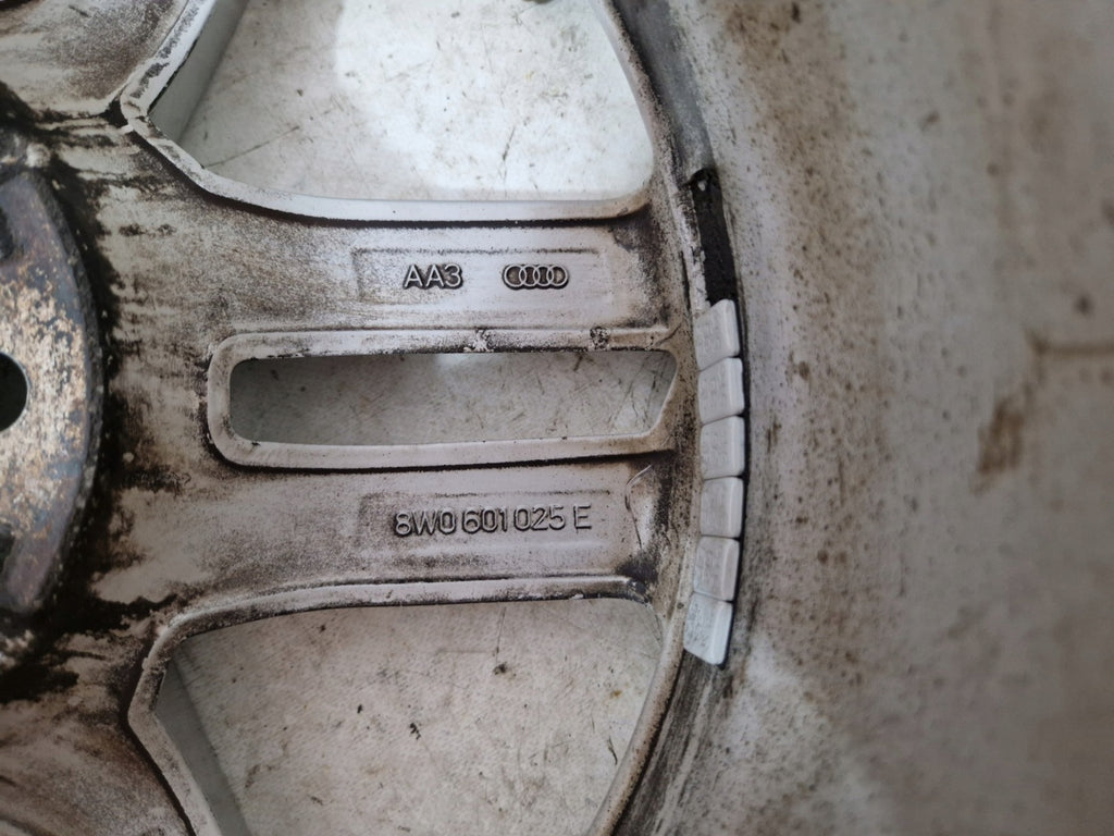 1x Alufelge 17 Zoll 7.5" 5x112 38ET Glanz Silber 8W0601025E Audi A4 Rim Wheel FEL2779881751if