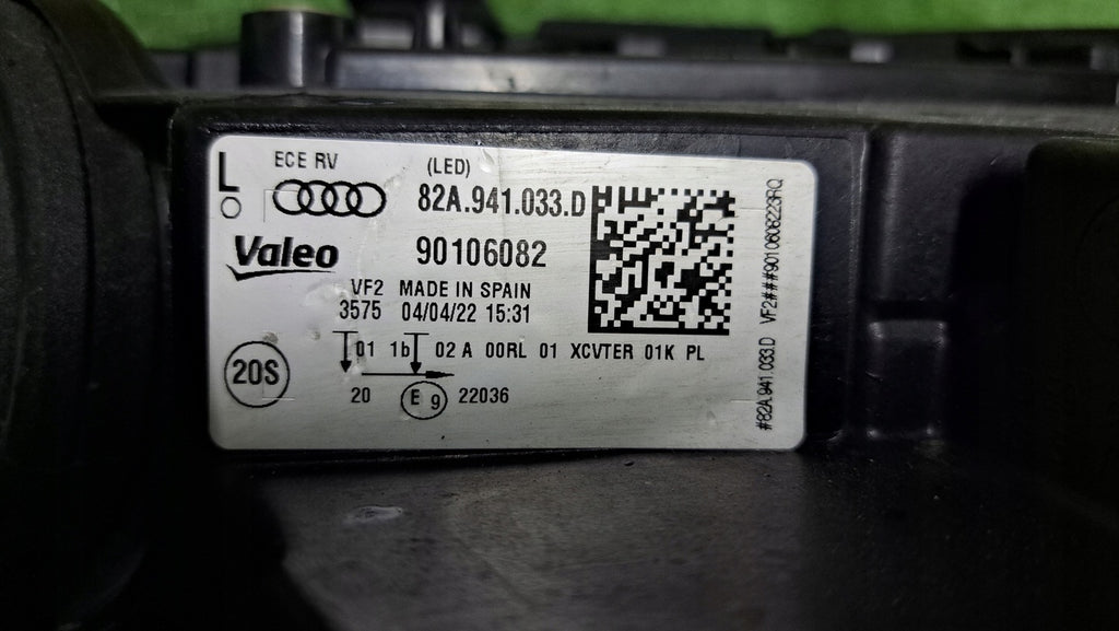 Frontscheinwerfer Audi A1 82A941033D Full LED Links Scheinwerfer Headlight