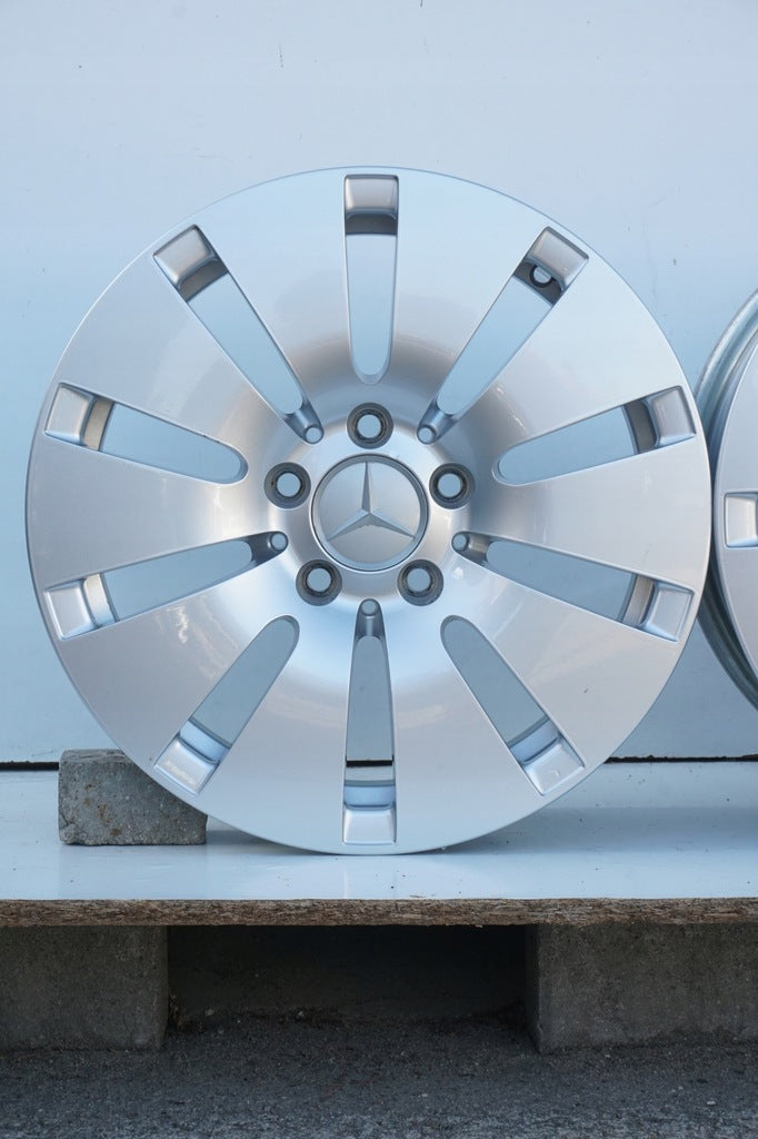 4x Alufelge 16 Zoll 6.5" 5x112 38ET A2054010100 Mercedes-Benz W205 Rim Wheel FEL3931433480nb