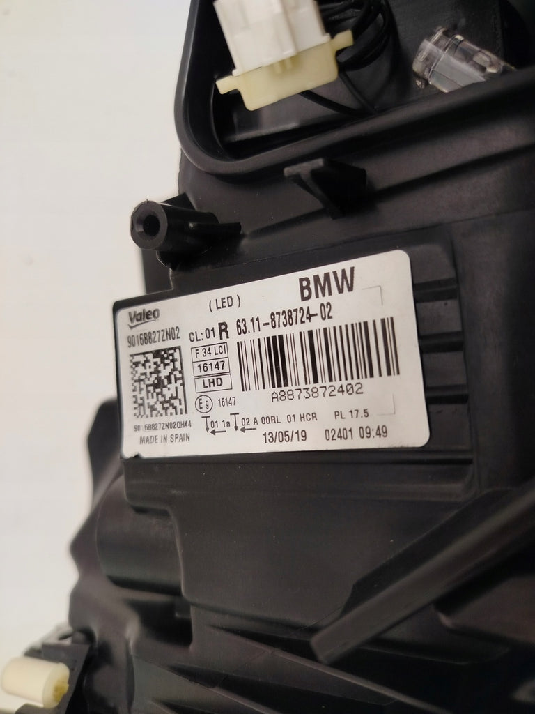 Frontscheinwerfer BMW F34 8738724 Full LED Rechts Scheinwerfer Headlight SCH3309076682fl