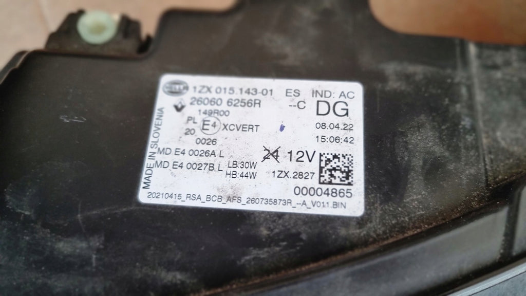 Frontscheinwerfer Renault Megane E-Tech 260606256R Ein Stück (Rechts oder Links) SCH3101706069xm
