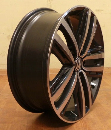 1x Alufelge 19 Zoll 7.0" 5x112 43ET Glanz Silber 5NA601025 VW Tiguan Rim Wheel FEL6659024254ma