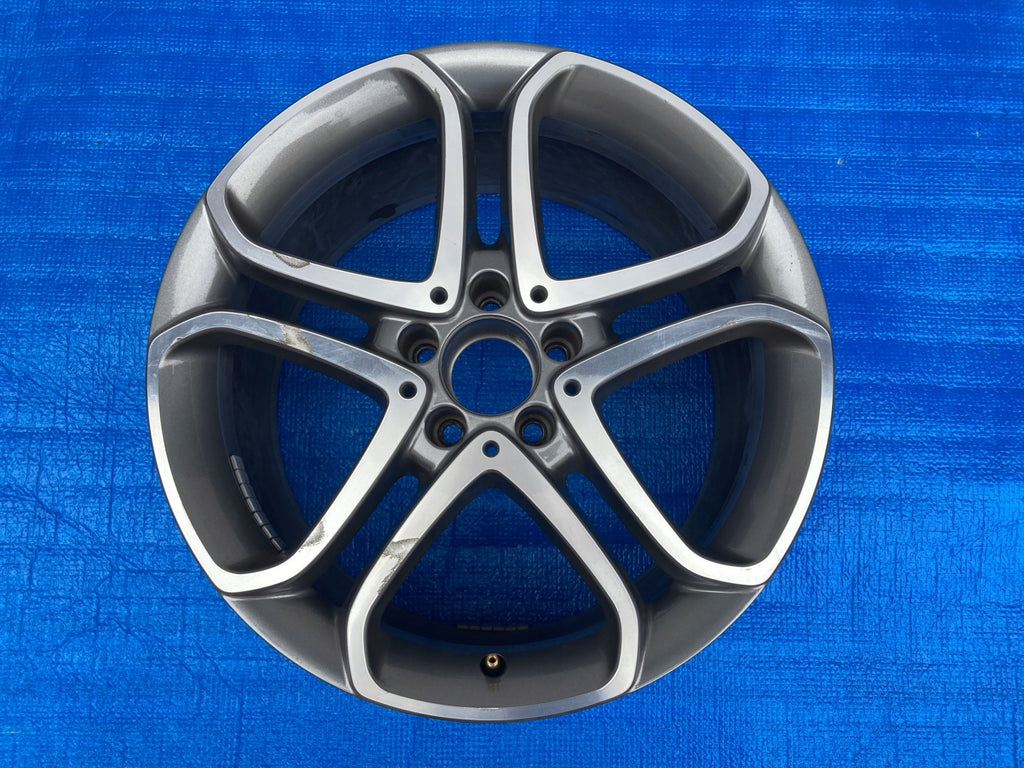 1x Alufelge 18 Zoll 9.5" 5x112 A2184012402 Mercedes-Benz Cls Rim Wheel FEL7895923662mw