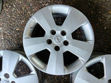 Laden Sie das Bild in den Galerie-Viewer, 4x Alufelge 16 Zoll 6.5" 5x110 41ET Glanz Silber Opel Vectra Rim Wheel FEL4250732169uv